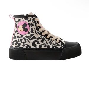 Zara Disney Kids Sneakers with Black and Pink Design